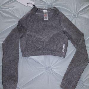 Gymshark adapt seamless LS crop top